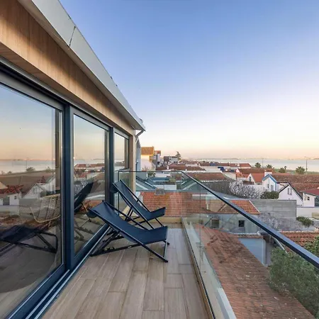 別荘 Casa Do Horizonte Vista Panoramica Ria Terraco Costa Nova Aveiro Gafanha da Encarnação
